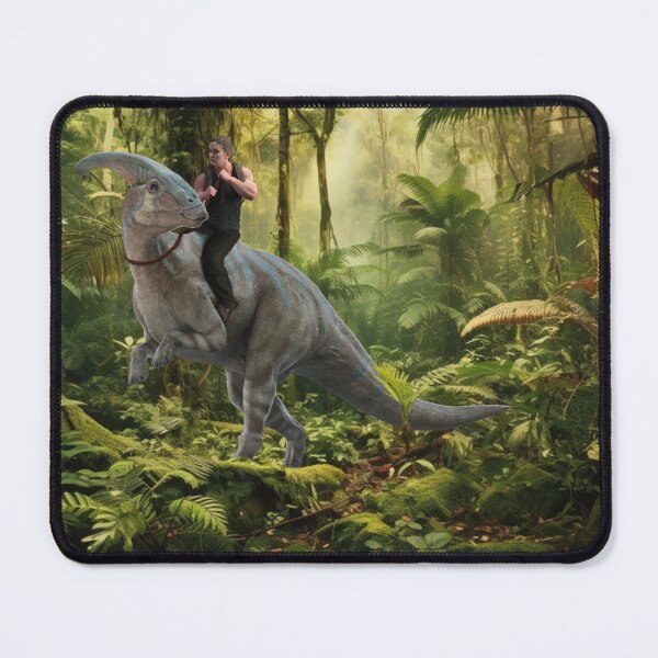 Item preview, Abby On A Parasaurolophus designed and sold by SinMineral.