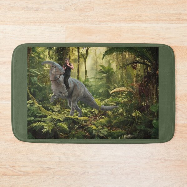 Item preview, Abby On A Parasaurolophus designed and sold by SinMineral.
