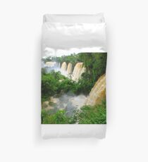Multiple Falls of Iguazu Duvet Cover