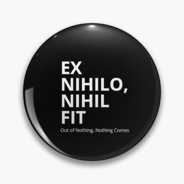 Item preview, Latin Quote: "Ex nihilo nihil fit" (Out of nothing, nothing comes.) Classic T-Shirt. designed and sold by huckleberrytees.