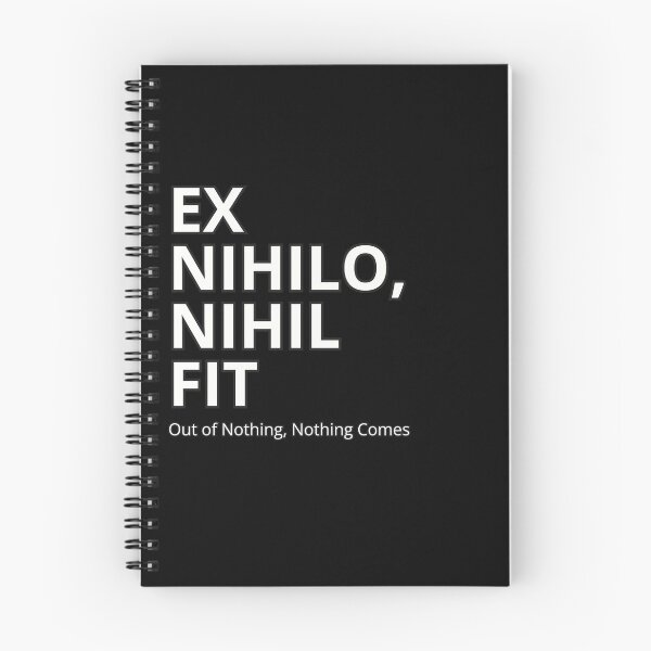 Item preview, Latin Quote: "Ex nihilo nihil fit" (Out of nothing, nothing comes.) Classic T-Shirt. designed and sold by huckleberrytees.