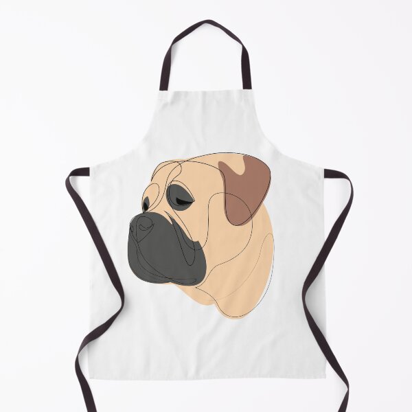 Item preview, Bullmastiff - continuous line designed and sold by addillum.