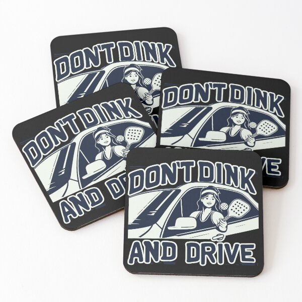 Item preview, Funny Don't Dink And Drive Pickleball designed and sold by SubtleSplit.