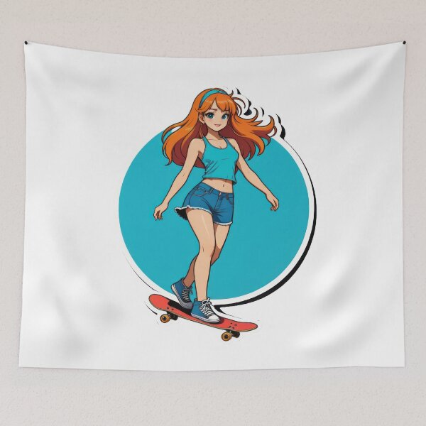 Item preview, Anime Skate Girl designed and sold by duke818.