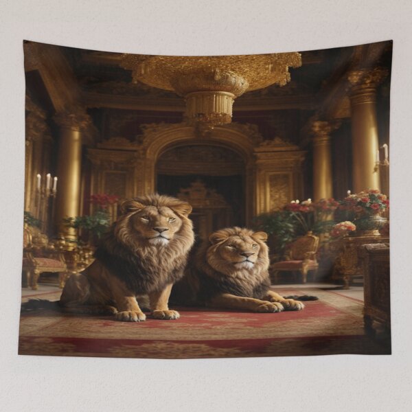 Item preview, Royal Lions designed and sold by Enchanting Art Vista.