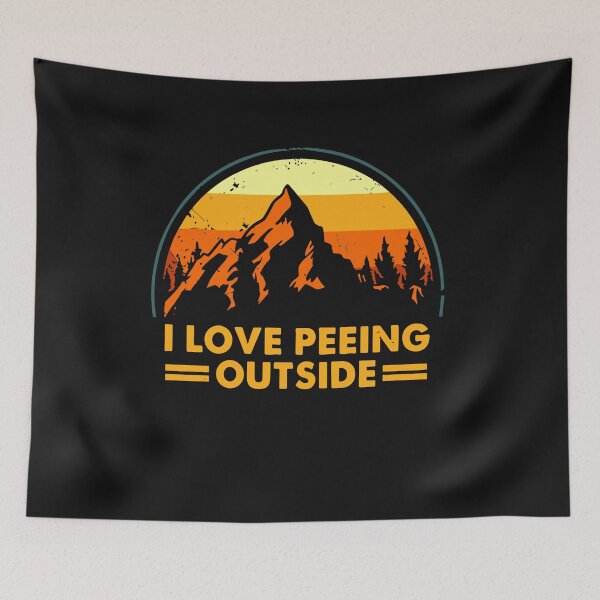 Item preview, I Pee Outside I Love Peeing Outside Funny Camping designed and sold by Pitchou07.