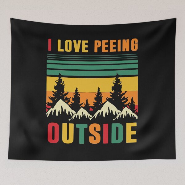 Item preview, I Pee Outside I Love Peeing Outside Funny Camping designed and sold by Pitchou07.