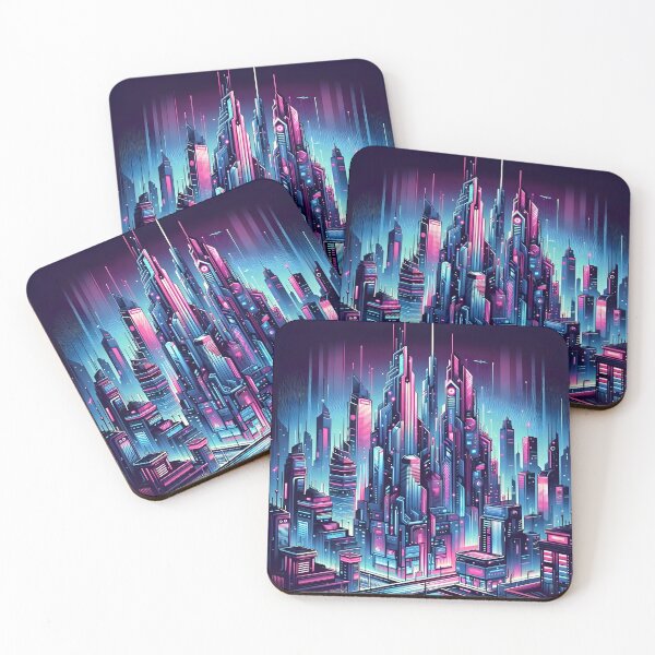 Item preview, "Cyberpunk Metropolis" designed and sold by APARTAI EU.