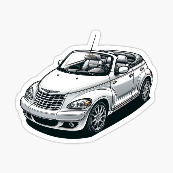 Chrysler PT Cruiser Convertible Car Design 121 Sticker