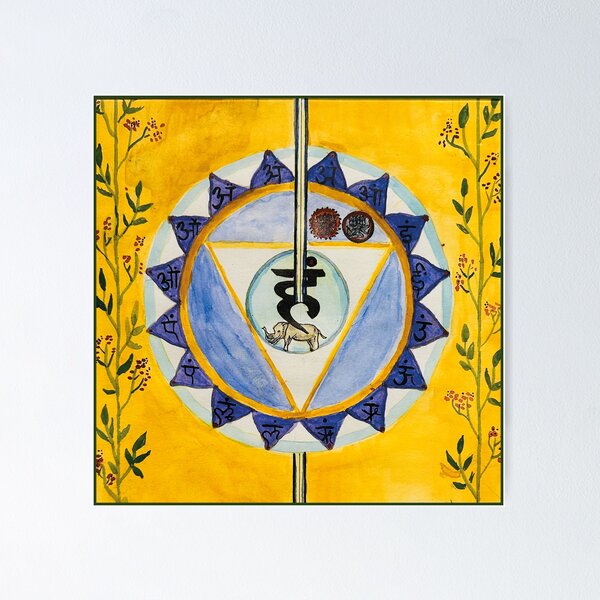 Item preview, Yoga, the fifth chakra, the throat chakra or Vishuddha designed and sold by RoyalTarget.
