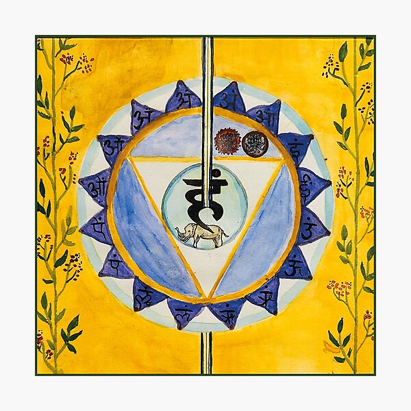 Item preview, Yoga, the fifth chakra, the throat chakra or Vishuddha designed and sold by RoyalTarget.