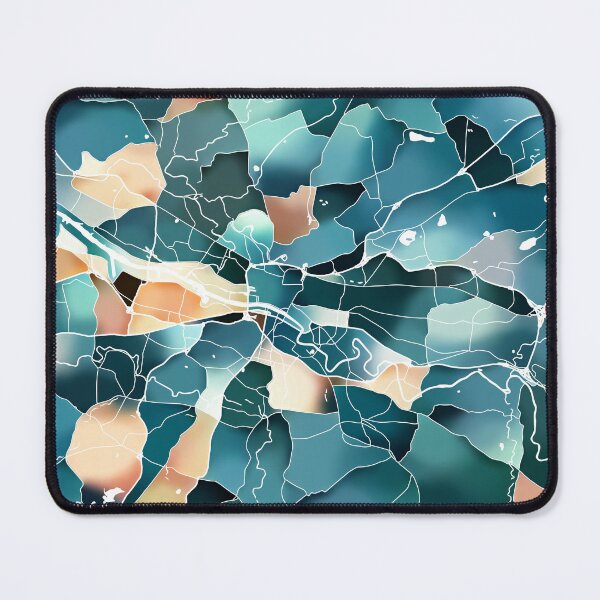 Item preview, Glasgow UK City Map - Lush Green designed and sold by StylishStacks.