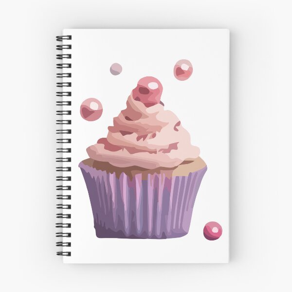 Item preview, Candy Coated Delight: Pink Sugar Balls Cupcake designed and sold by CrazySweets.
