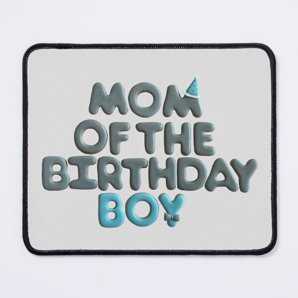 Item preview, Mom of the birthday boy sugar cookies  designed and sold by aiko-p.