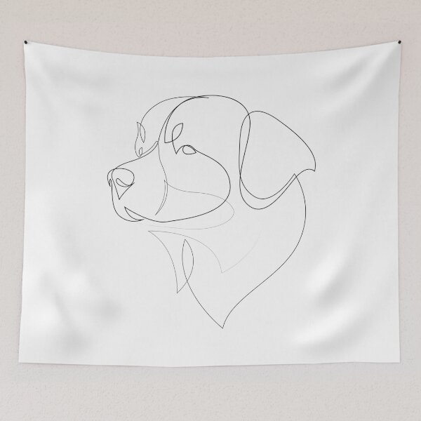 Item preview, Bernese Mountain Dog - one line dog designed and sold by addillum.