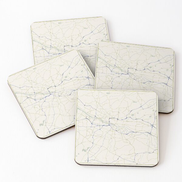 Item preview, Glasgow UK City Map - Hand-Drawn designed and sold by StylishStacks.