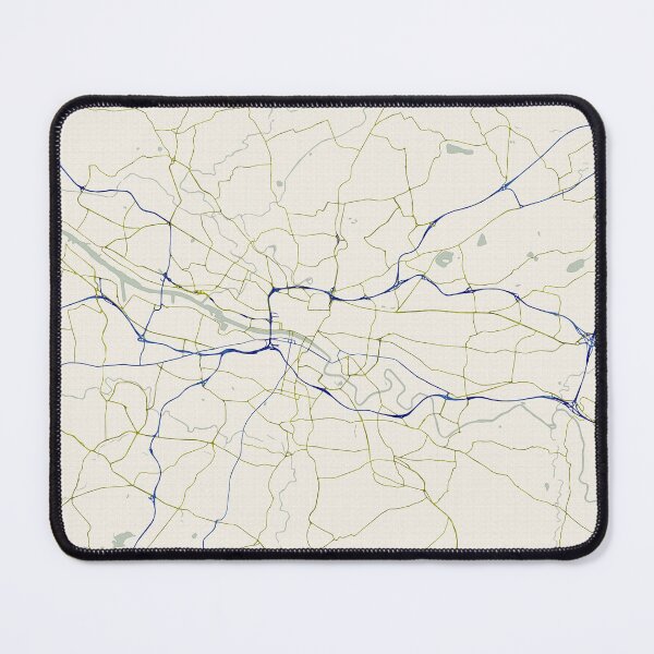 Item preview, Glasgow UK City Map - Hand-Drawn designed and sold by StylishStacks.