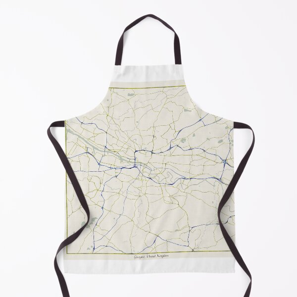 Item preview, Glasgow UK City Map - Hand-Drawn designed and sold by StylishStacks.