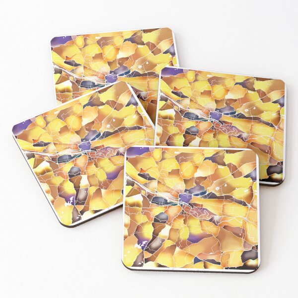 Item preview, Glasgow UK City Map - Golden Yellow designed and sold by StylishStacks.