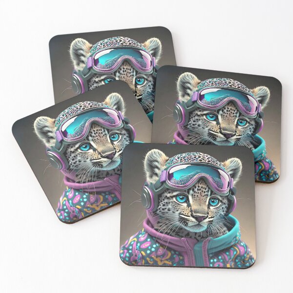 Item preview, Baby Cheetah in Snow Gear designed and sold by JohnXD247.