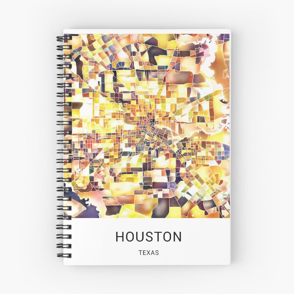 Item preview, Houston Texas Named City Map - Golden Yellow designed and sold by StylishStacks.