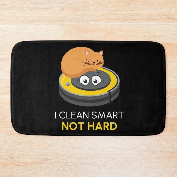 Item preview, I Clean Smart Cat Kitten Robot Vacuum designed and sold by MooonTees.