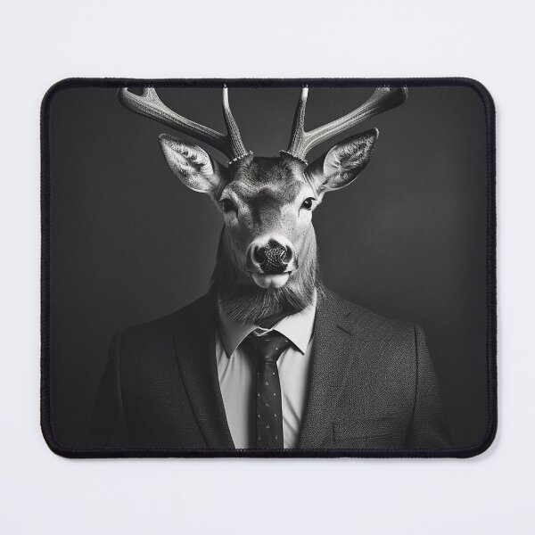 Item preview, Red Deer in Business Suit Art designed and sold by redstar19.