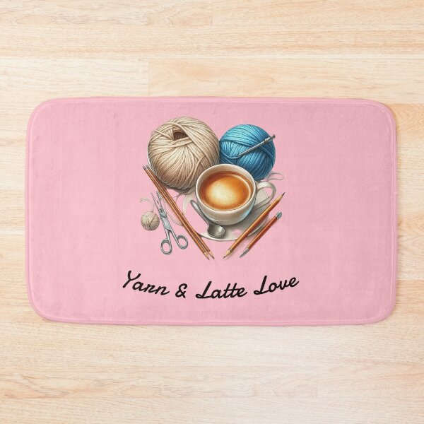 Item preview, Yarn & Latte Love designed and sold by HeadTurningArt.