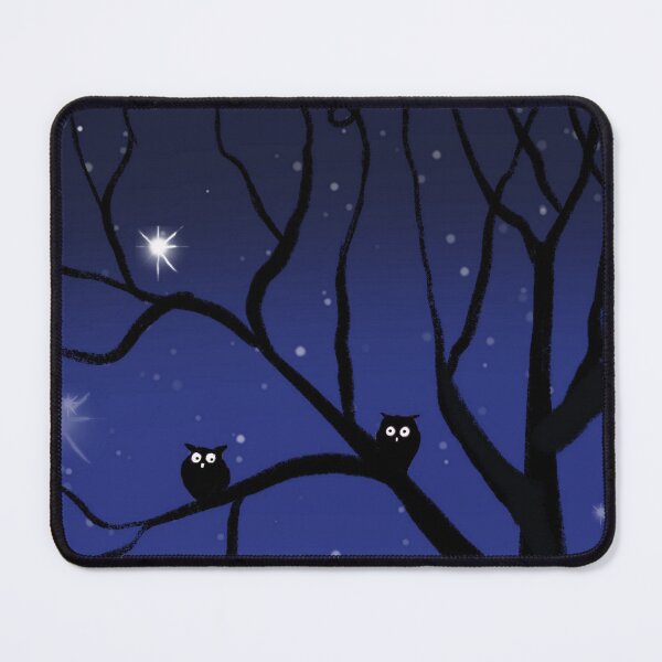 Item preview, Cute Elephants , baby elephant , starlit night with moon designed and sold by wrightsonarts.