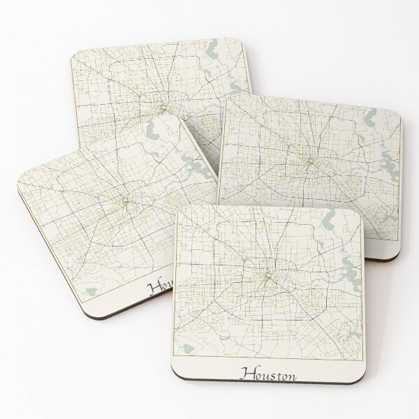 Item preview, Houston Texas Named City Map - Hand-Drawn designed and sold by StylishStacks.