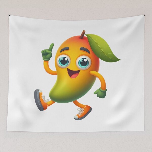 Artikelvorschau, Dancing Food: tanzende Mango entworfen und verkauft von CreativeSparkzz.
