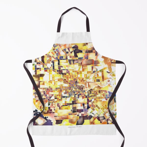 Item preview, Houston Texas City Map - Golden Yellow designed and sold by StylishStacks.