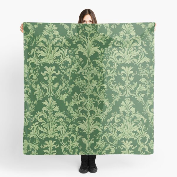 Item preview, Green Art Deco Floral Pattern designed and sold by ArDecoS.