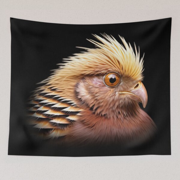 Item preview, Portrait of Guira cuckoo bird designed and sold by fotoryum.