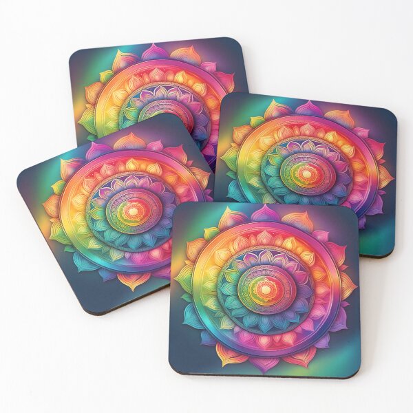 Item preview, Radiant Diversity Mandala Art designed and sold by SpiritualManda.