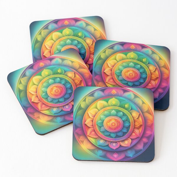 Item preview, Radiant Diversity Joyous Rainbow Mandal designed and sold by SpiritualManda.