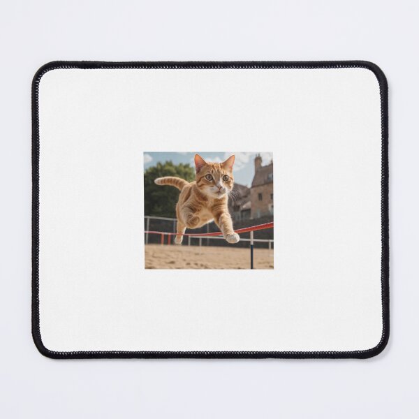 Item preview, Cute cat doing the high jump designed and sold by cesavision.