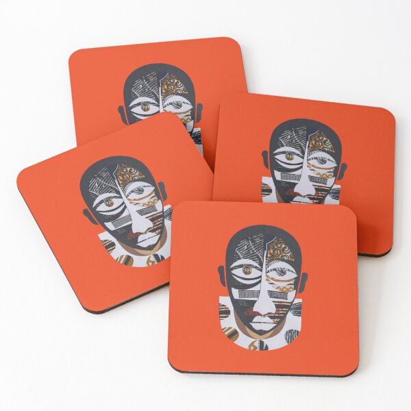 Item preview, West African Mask, Ethnic Pattern, Tribal art, African fashion, mud art designed and sold by Right-UR.