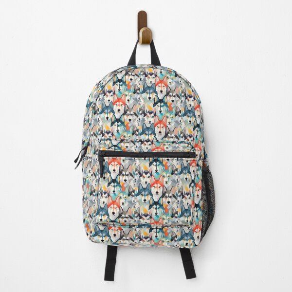 Item preview, Husky in Geometric camouflage pattern designed and sold by forget45studio.