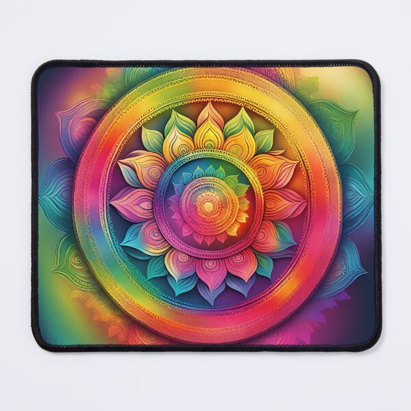 Item preview, Tranquil Radiance Symmetric Mandala Bliss designed and sold by SpiritualManda.