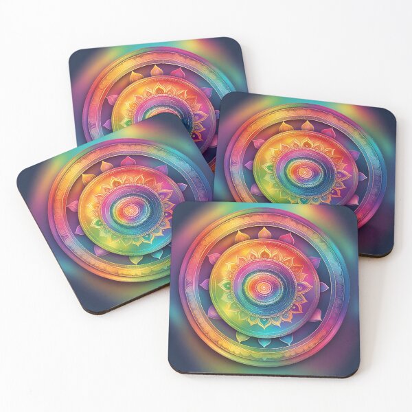 Item preview, Bright Serenity Prismatic Mandalas designed and sold by SpiritualManda.
