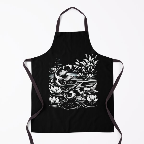 Item preview, Monochrome Koi Serenity designed and sold by ChromaticBlend.