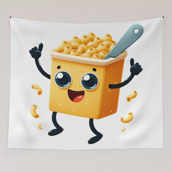 Item preview, Dancing Food: dancing mac 'n' cheese designed and sold by CreativeSparkzz.