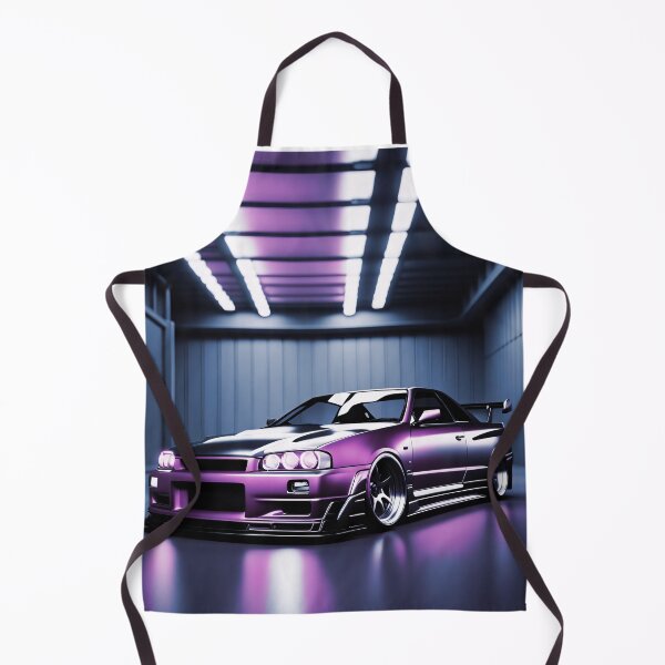 Item preview, Nissan Skyline GTR 34 Purple in Garage Poster Design two designed and sold by Salimgor Hangaround Music.