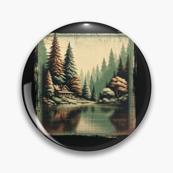 Item preview, Rustic Cabin by the Lake designed and sold by ChromaticBlend.