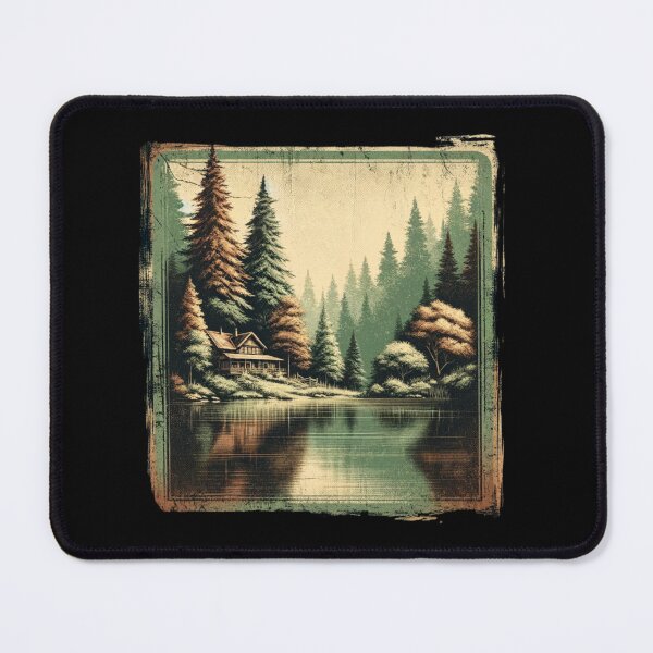 Item preview, Rustic Cabin by the Lake designed and sold by ChromaticBlend.