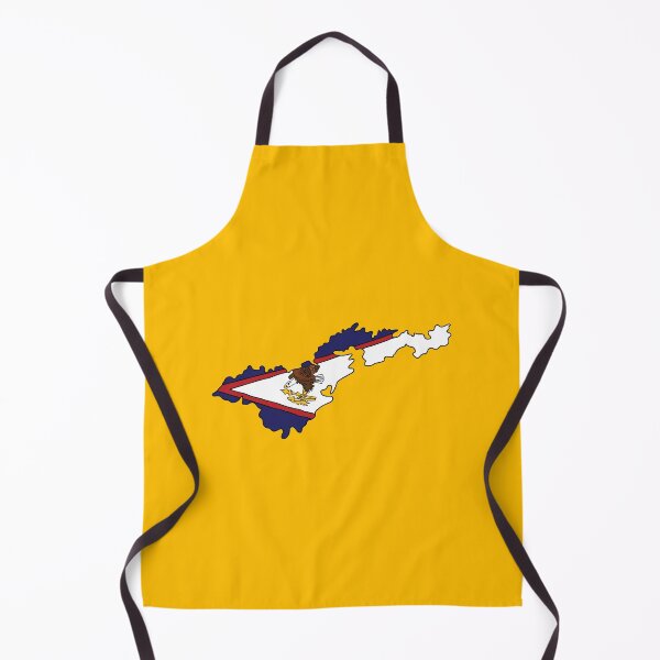 Item preview, American Samoa state shape flag designed and sold by Rachael Taylor.