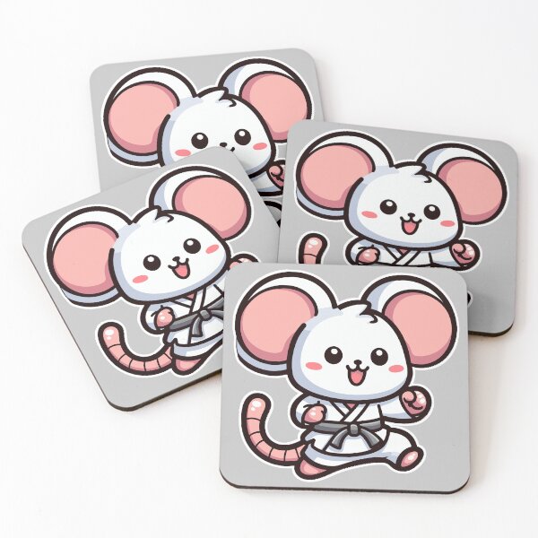 Item preview, Kawaii Cute Karate Mouse 1 | Pets and Animals for Men and Women t-shirt designed and sold by panchiTWO.