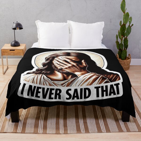 Item preview, I NEVER SAID THAT meme Jesus Christ designed and sold by plushism.