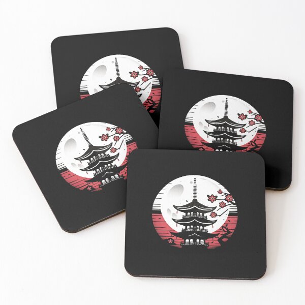 Item preview, Pagoda under the Cherry Blossoms designed and sold by ChromaticBlend.